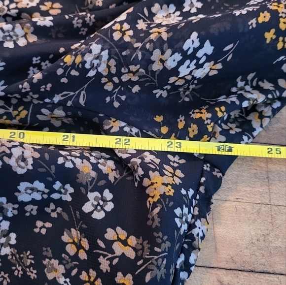 Maurices Square Neck Floral Dress Size XL - Picture 8 of 9